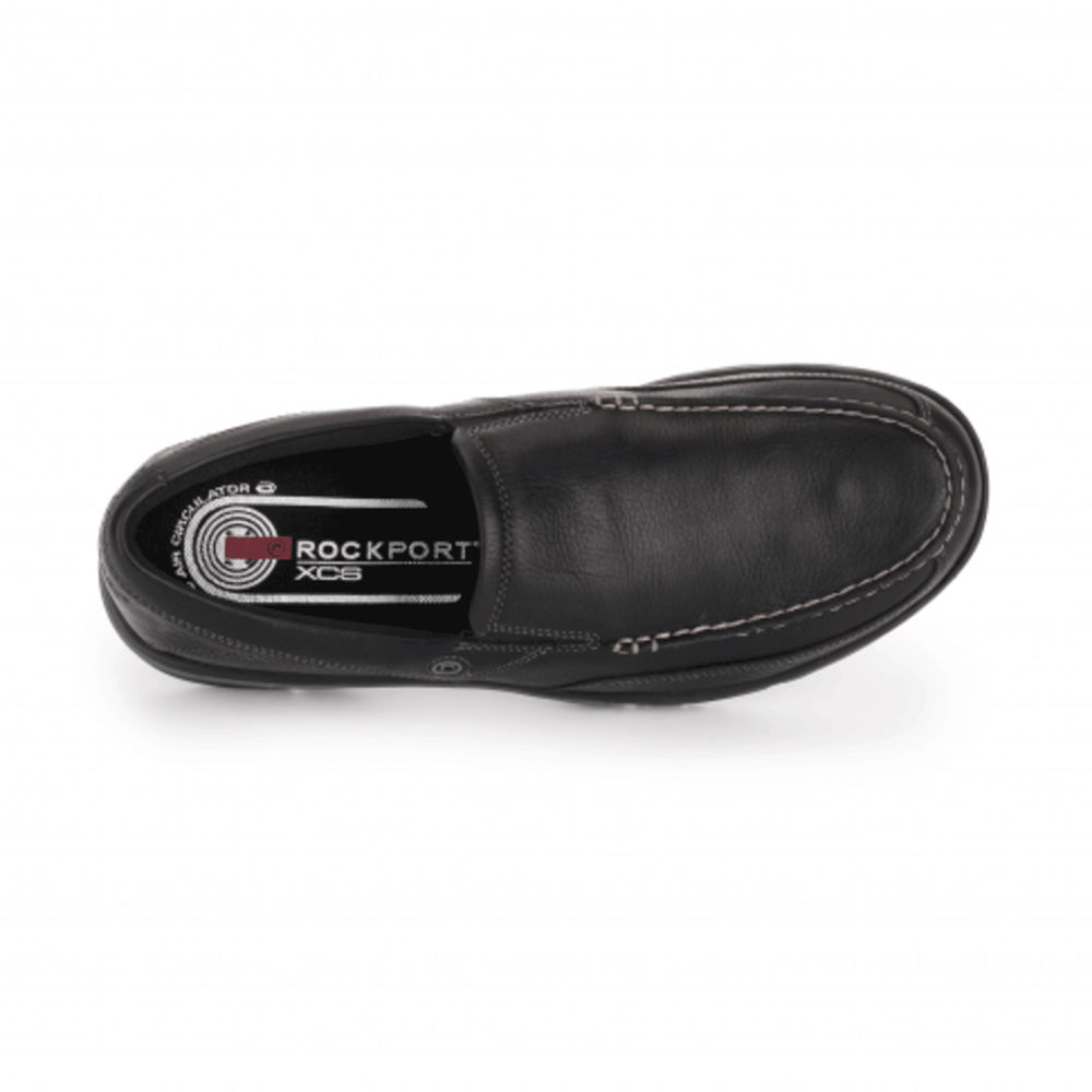 Slip-On Rockport Hombre Negras - City Play Eberdon - España ZRQBIX297